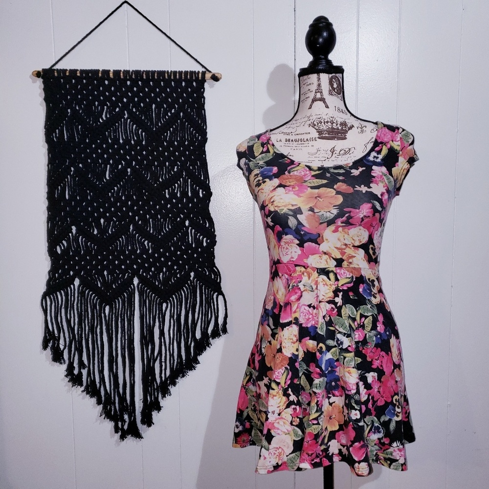H&M Babydoll Floral Print Dress